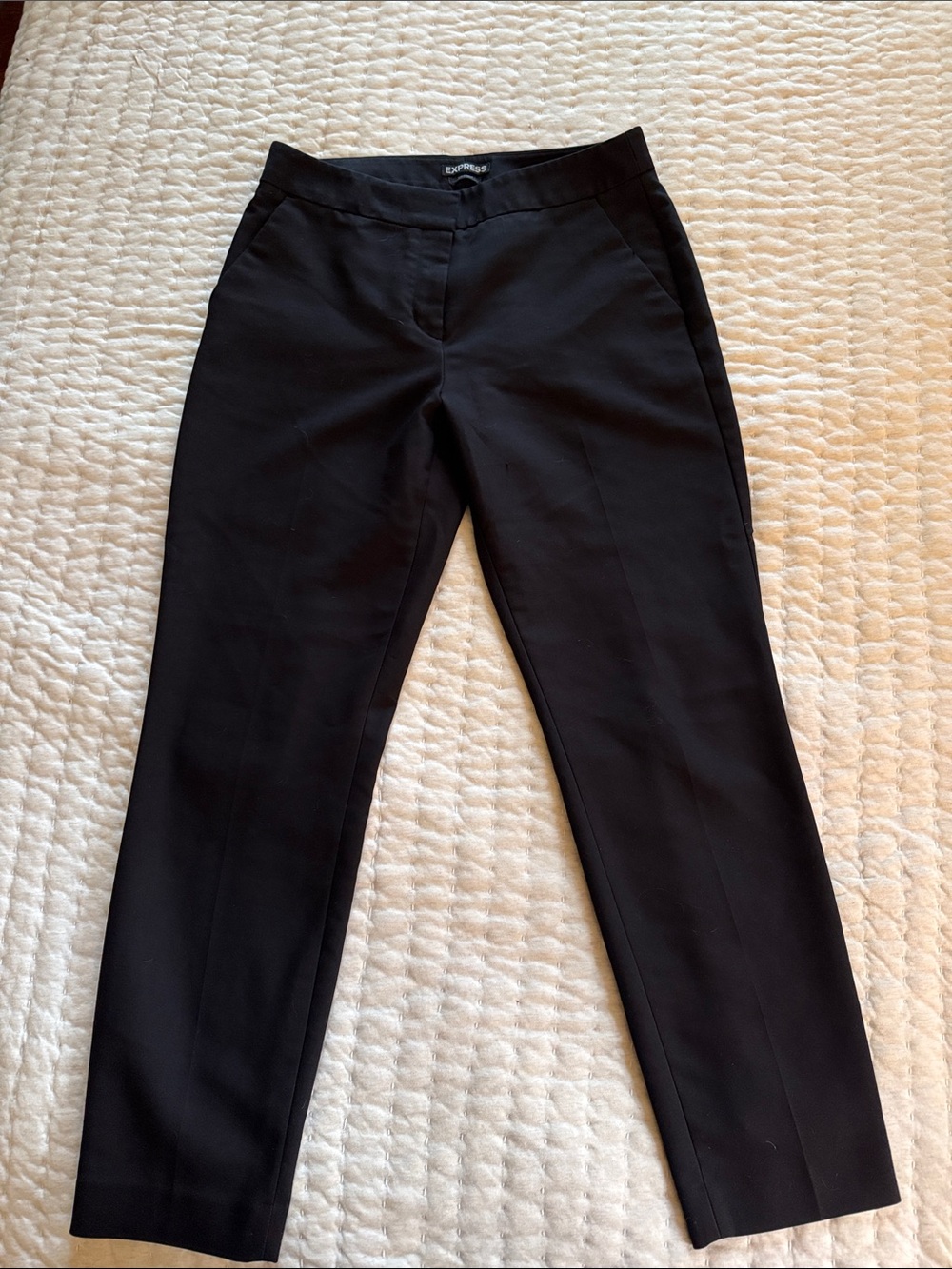 Express women’s Columnist Black Dress Pants - Tailored Straight